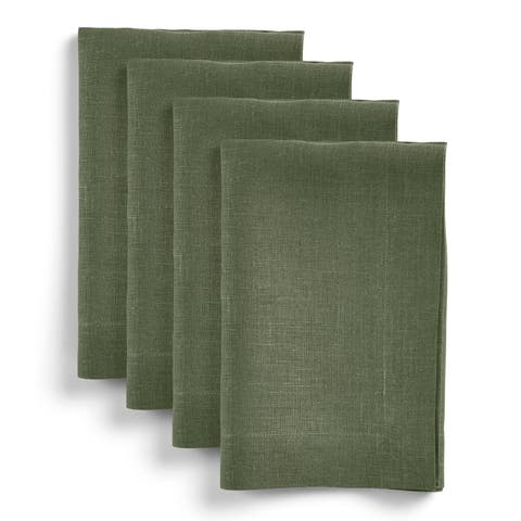 Linen Dinner Napkins Set of 4, 20 x 20" - Diana