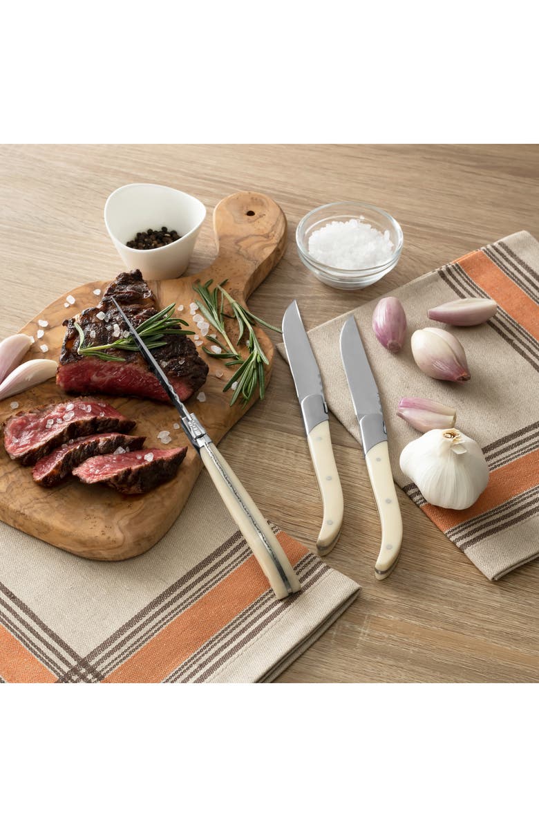 FRENCH HOME Laguiole Steak Knife - Set of 4, Alternate, color, Faux Ivory