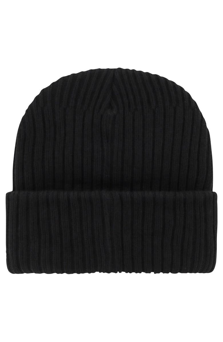 '47 Men's '47 Black Las Vegas Raiders Ridgeway Cuffed Knit Hat, Alternate, color, 