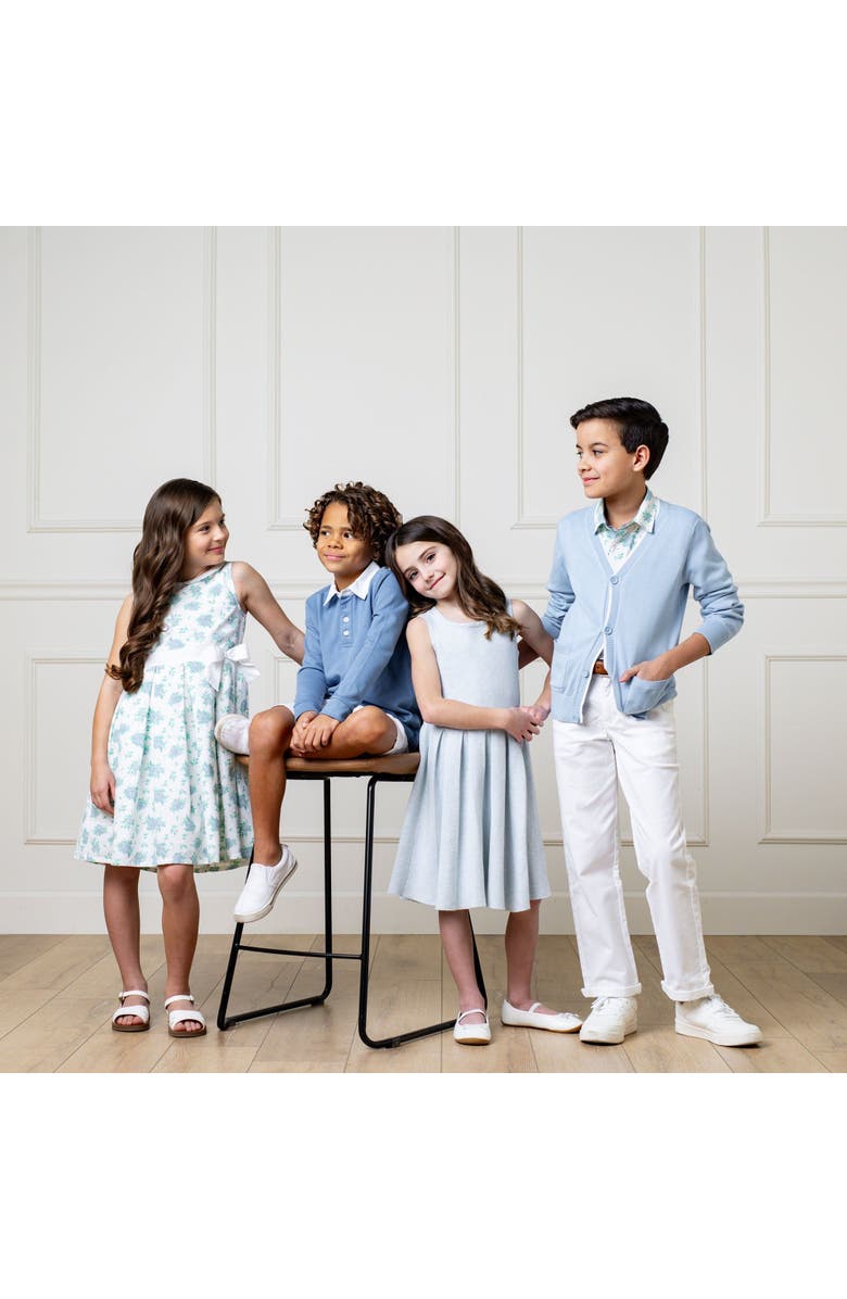 Hope & Henry Boys' Organic Stretch Twill Chino, Kids, Alternate, color, White Stretch