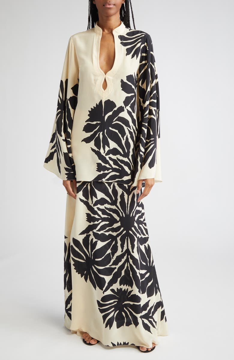 Johanna Ortiz Loveland Silk Crêpe de Chine Top, Alternate, color, 