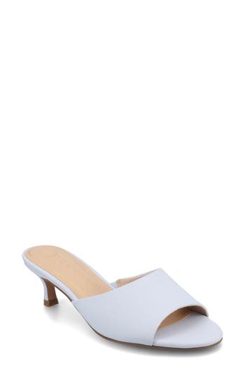 JOURNEE COLLECTION JOURNEE COLLECTION JEYLAH KITTEN HEEL SLIDE SANDAL 