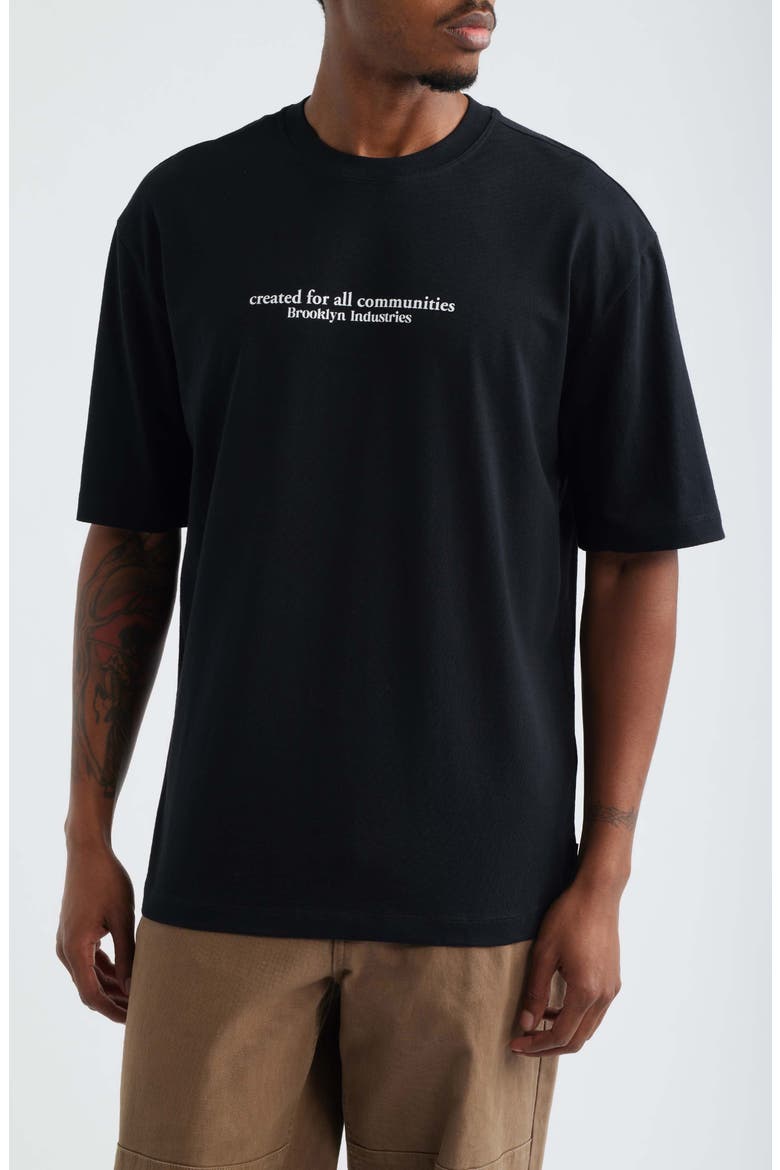 Graphic T-Shirt, Main, color, BLACK