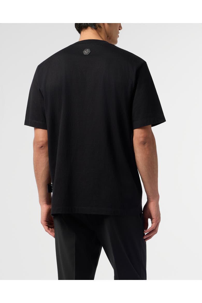 Round Neck T-Shirt Dragon Men, Alternate, color, black