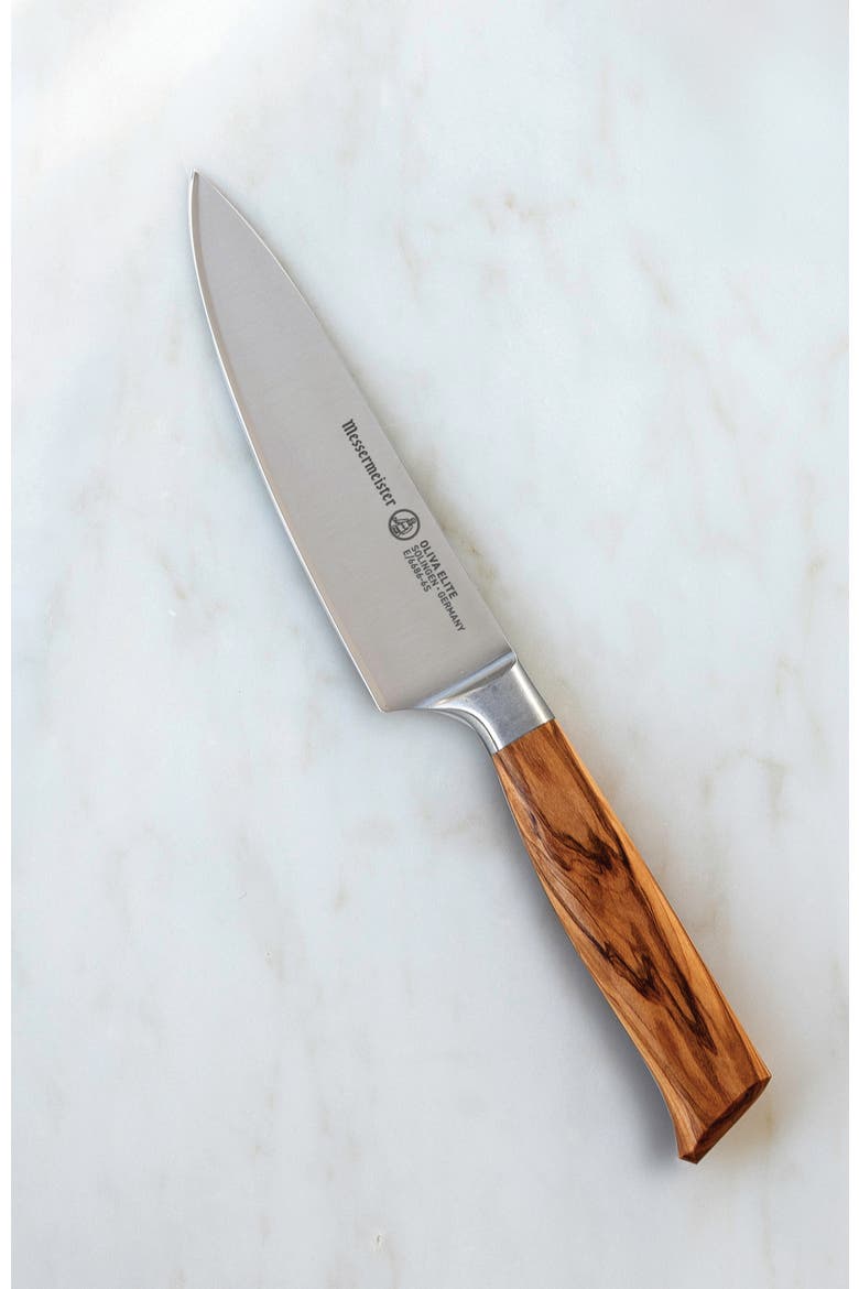 Oliva Elite 6 inch Chef's Knife, Alternate, color, Brown