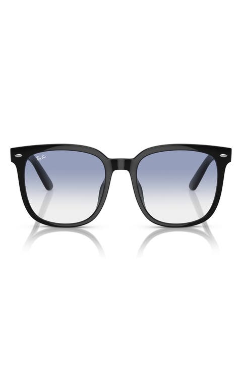57mm Gradient Square Sunglasses