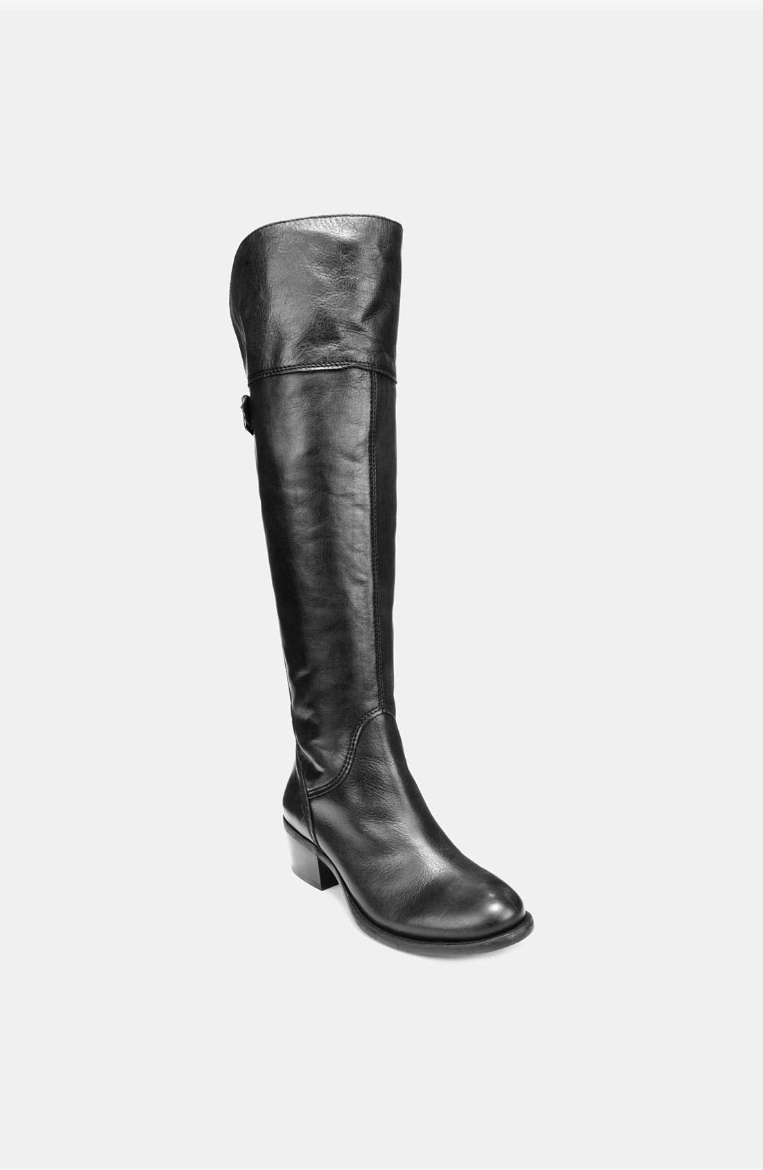 'Bollo' Over-the-Knee Boot, Main, color, BLACK