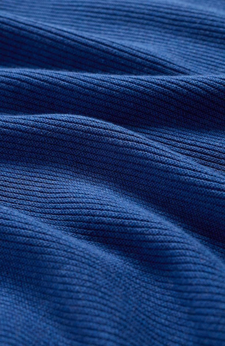 Seasalt Cornwall Makers Rib Organic Cotton Sweater, Alternate, color, Knit Melange Washed Marine