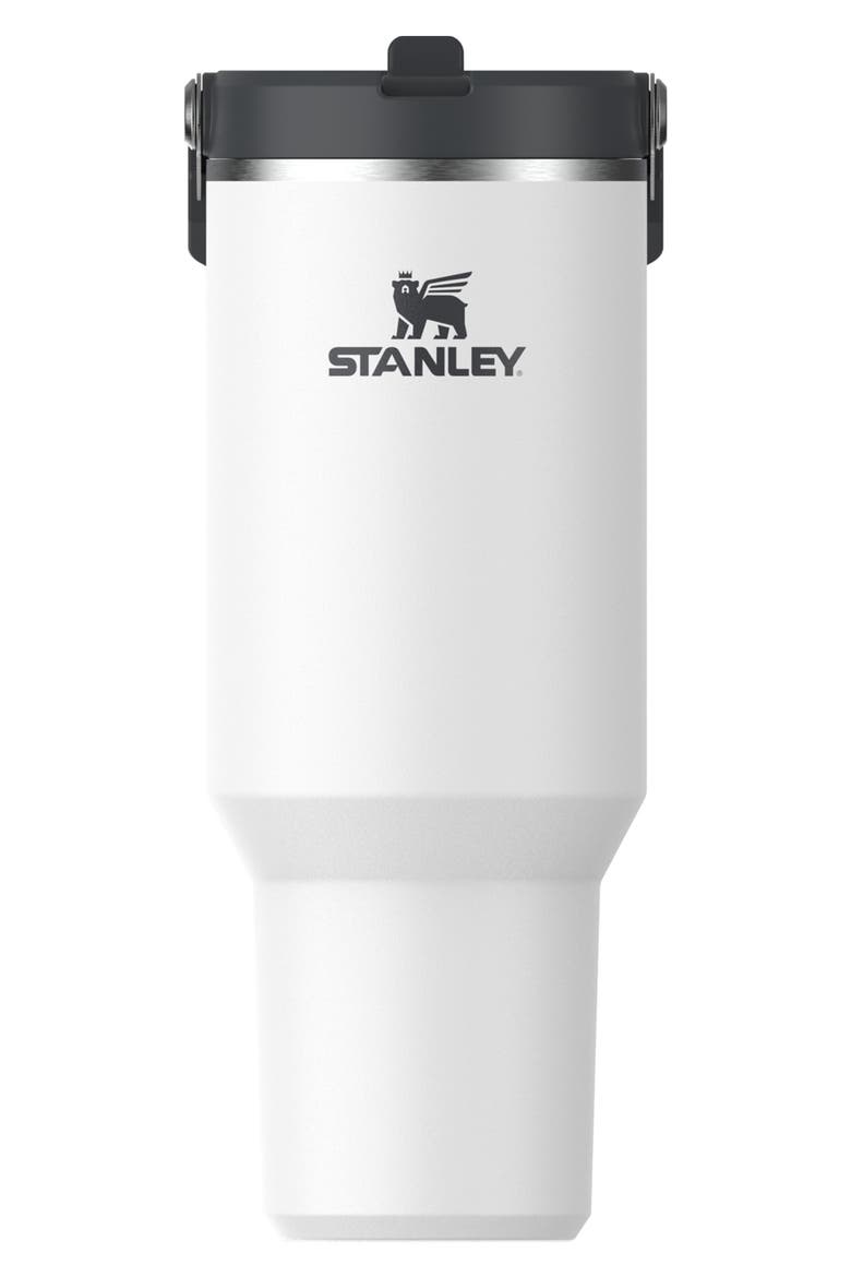 The IceFlow Flip Straw 40-Ounce Tumbler, Main, color, CHALK