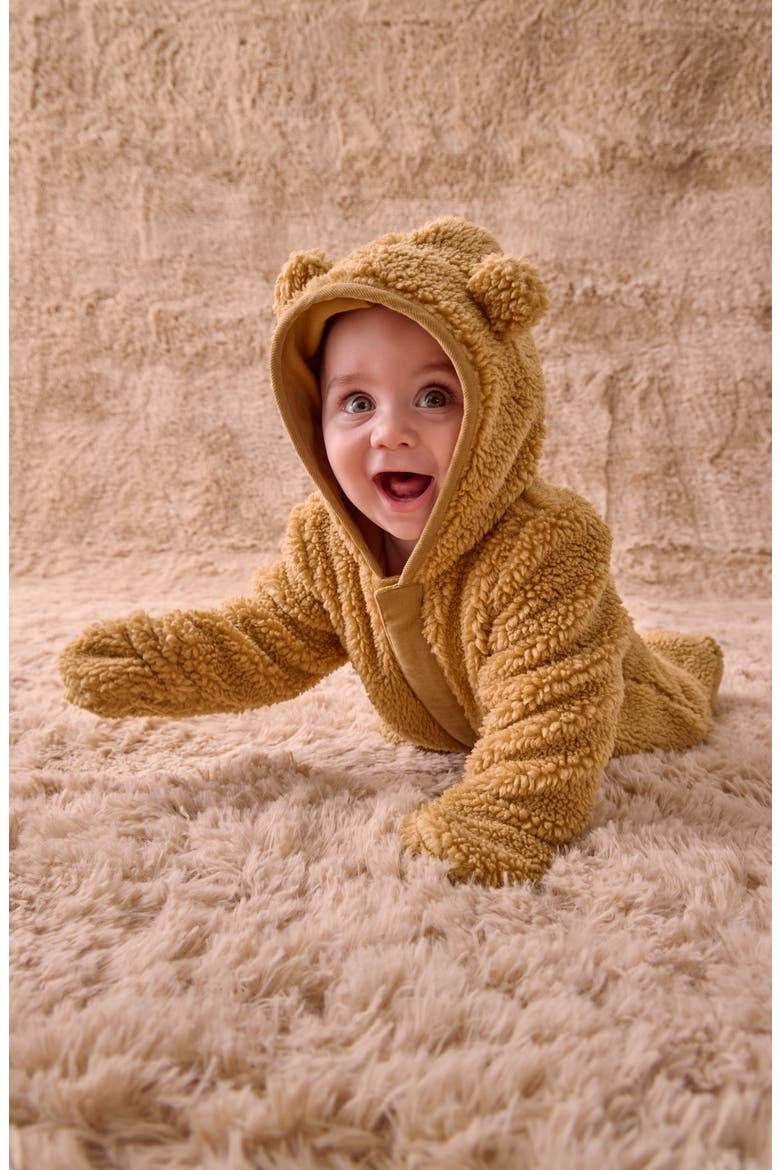 Baby Bear Pram, Alternate, color, BROWN