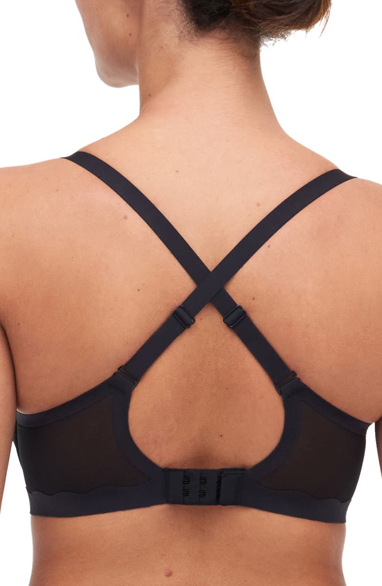 Chantelle Lingerie Pure Light Underwire Convertible Spacer Bra, Alternate, color, Black-11