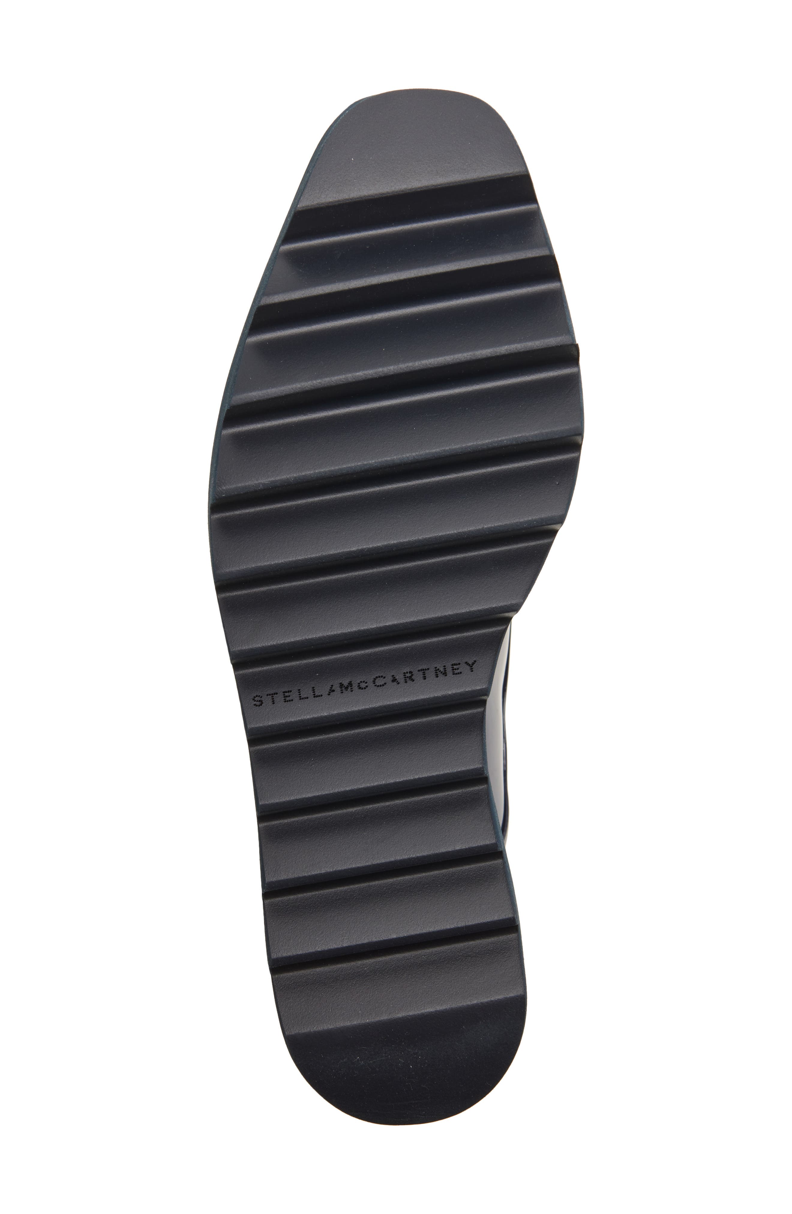 Stella McCartney Sneakelyse Patent Platform Sneaker, Alternate, color, Navy