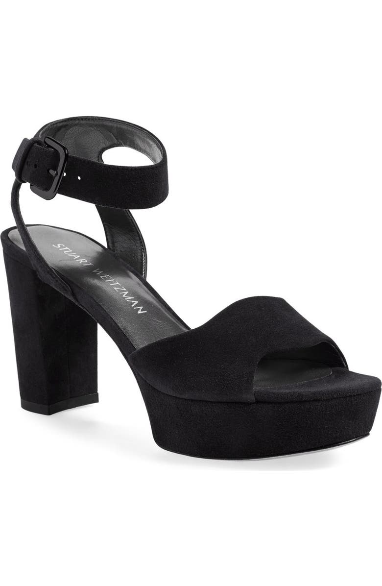 Stuart Weitzman 'Real Deal' Platform Sandal, Main, color,