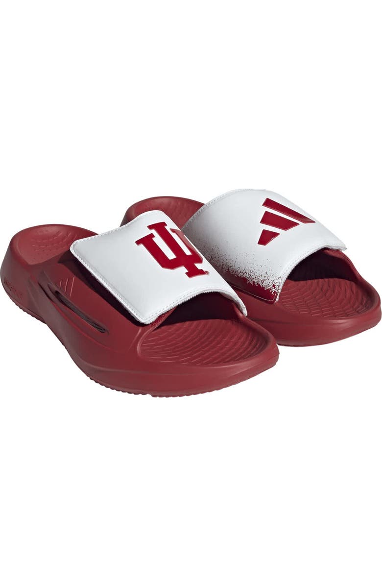 adidas Unisex adidas Crimson Indiana Hoosiers Lightblaze Slide Sandals, Main, color, Crimson