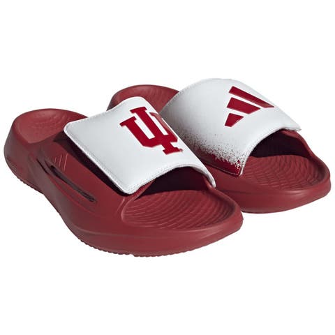 Unisex adidas Crimson Indiana Hoosiers Lightblaze Slide Sandals