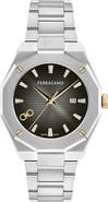 FERRAGAMO Edge Bracelet Watch, 40mm