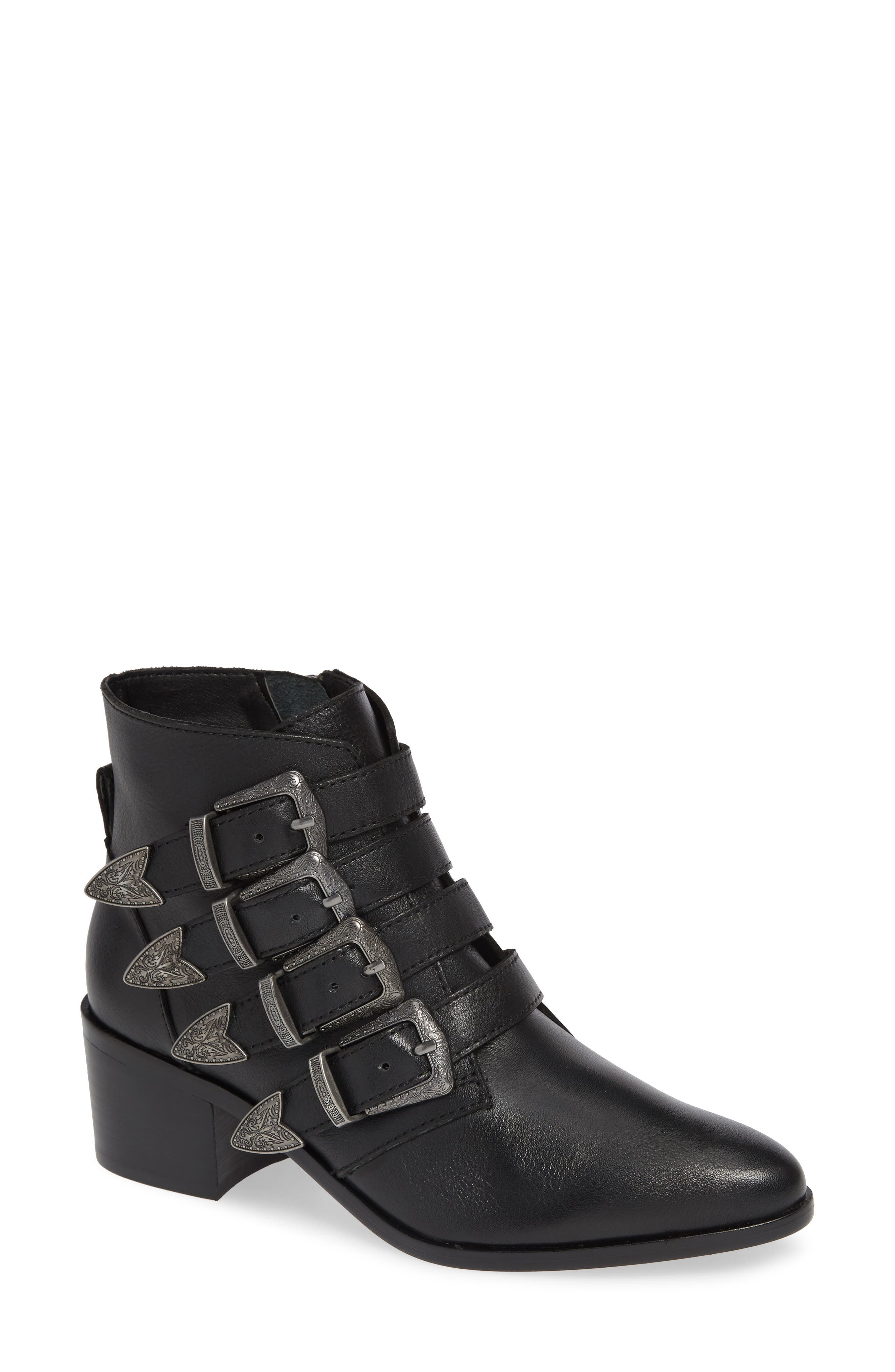 Steve Madden Billey Buckle Bootie, Main, color, 