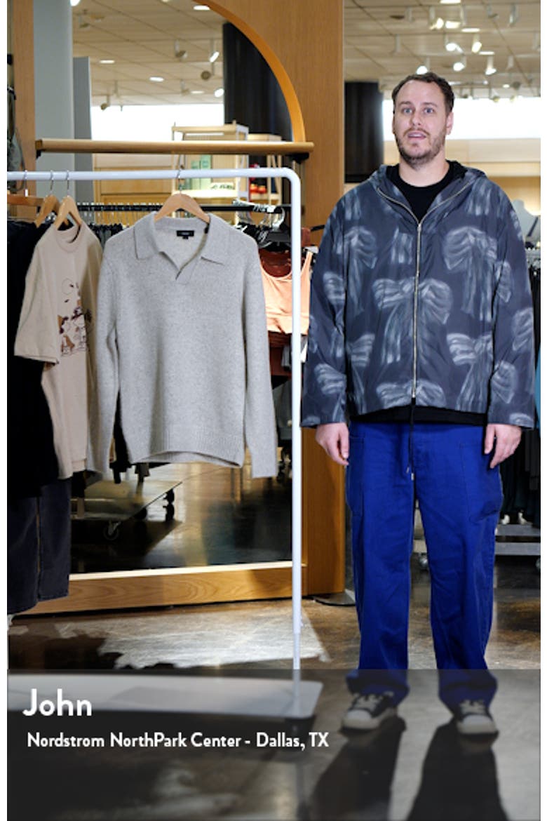 Cashmere Donegal Johnny Collar Sweater video