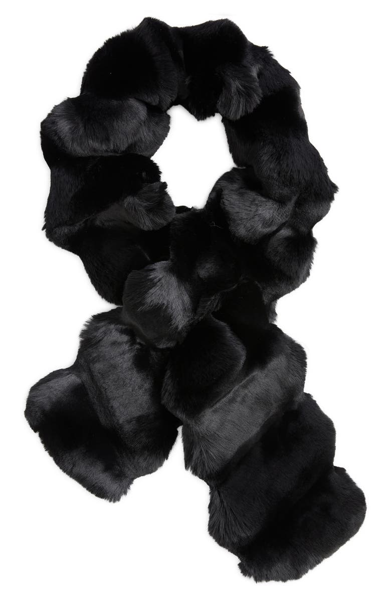 Et Ochs Faux Fur Pull-Through Scarf, Alternate, color,