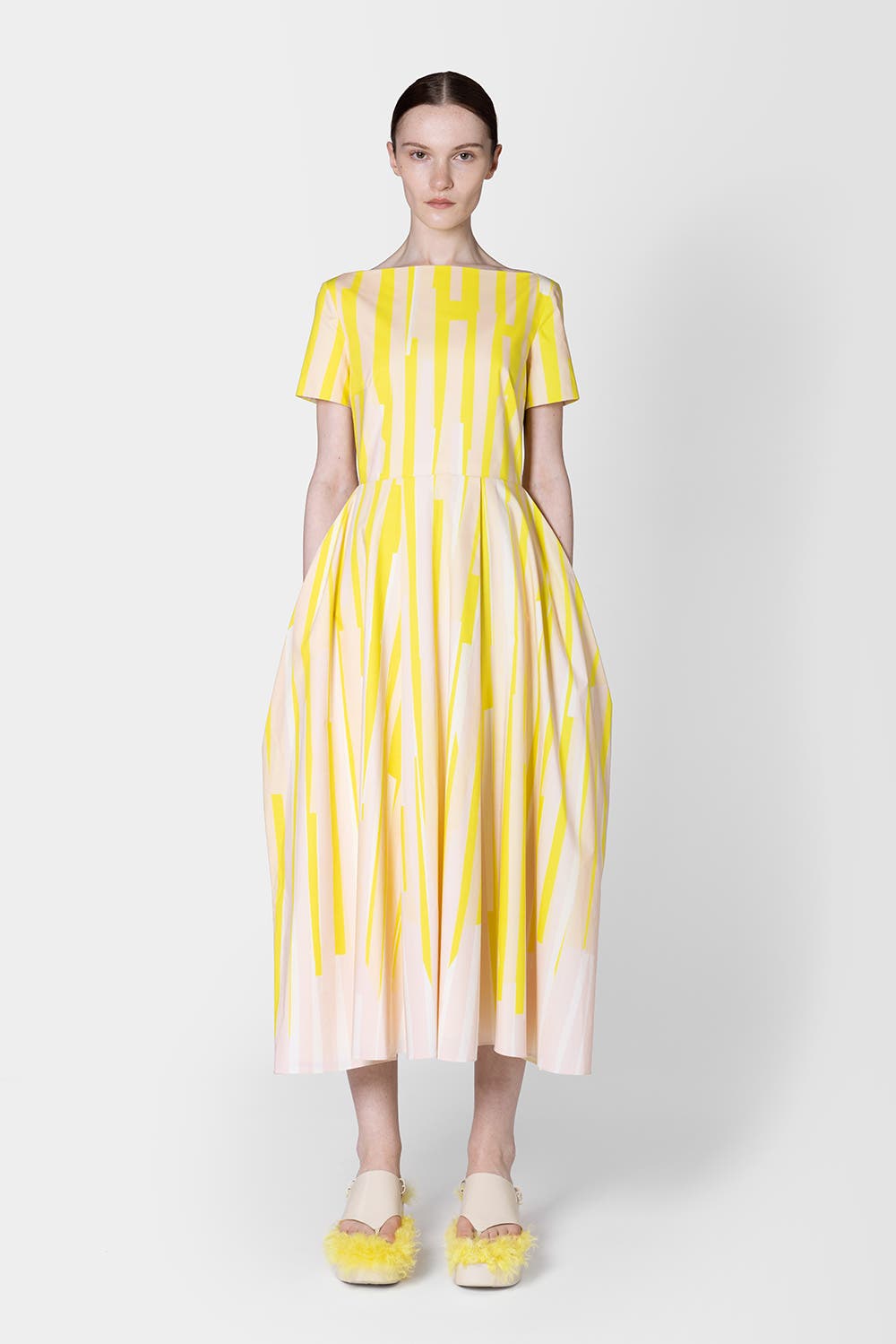 selected Collage Print Yellow / Blush