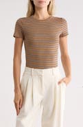 Veronica Beard Pruitt Striped T-Shirt