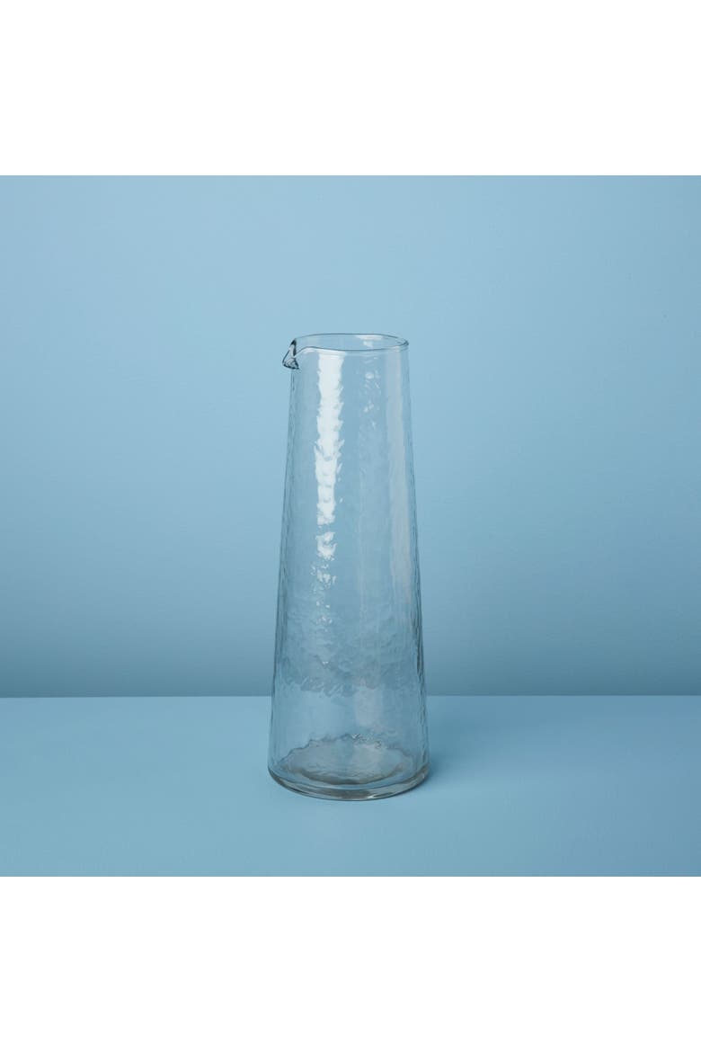 Pebble Glass Carafe, Alternate, color, Clear