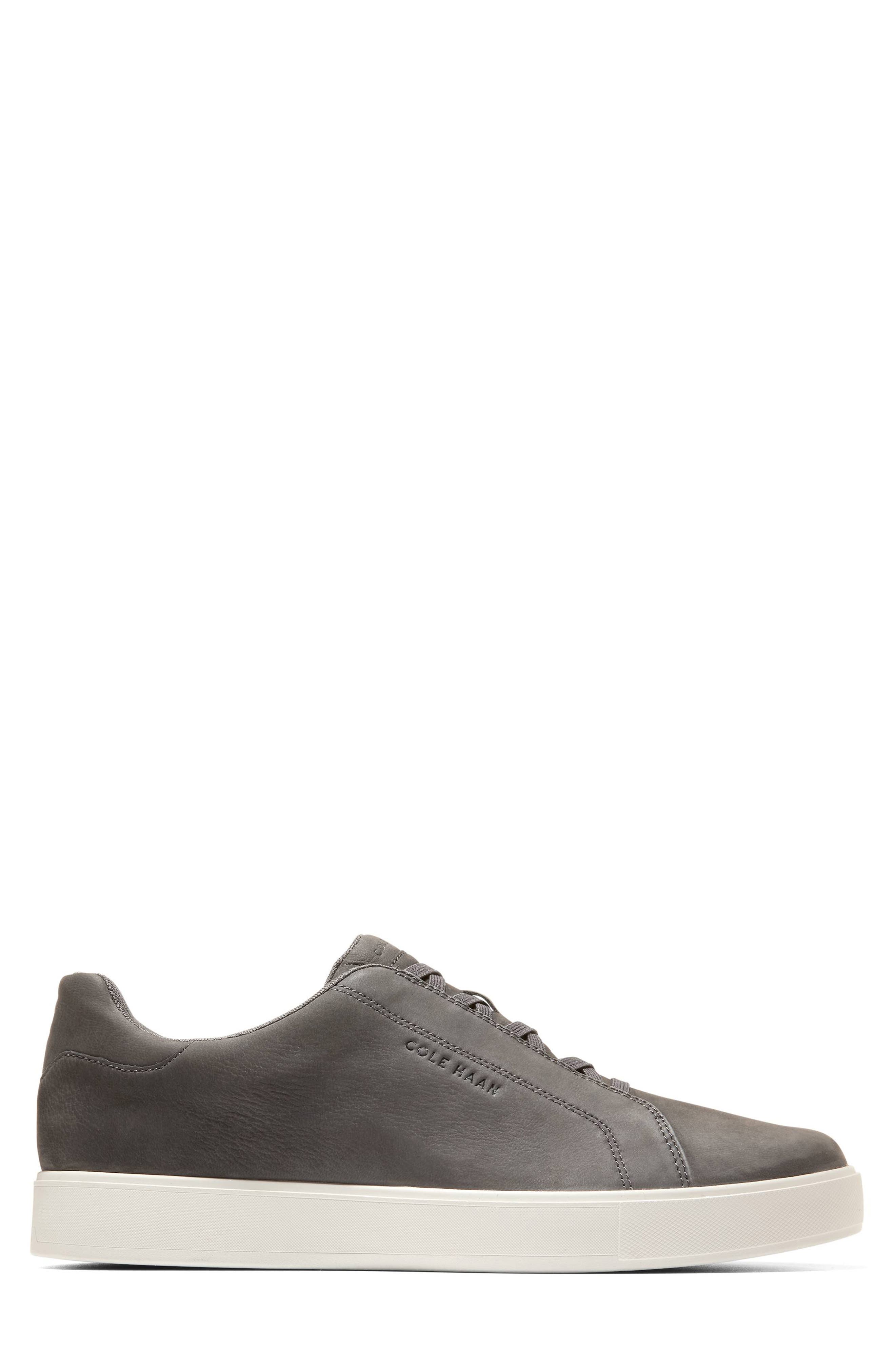 GrandPro Luxe Slip-On Sneaker, Alternate, color, RAVEN NUBUCK / SILVER BIRCH