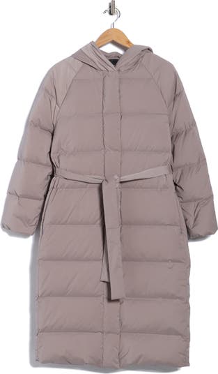 True Hooded Down Coat