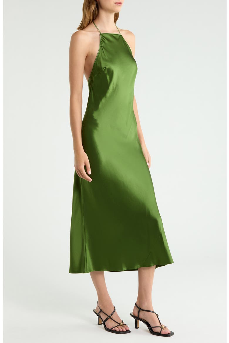 Maripaz Sleeveless Silk Maxi Dress, Alternate, color, TOPIARY