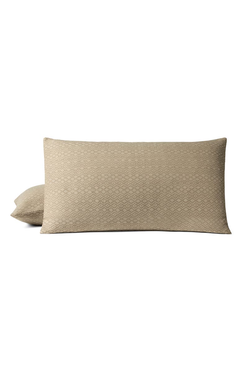 Coyuchi Captiola Organic Cotton Sham, Alternate, color, Walnut