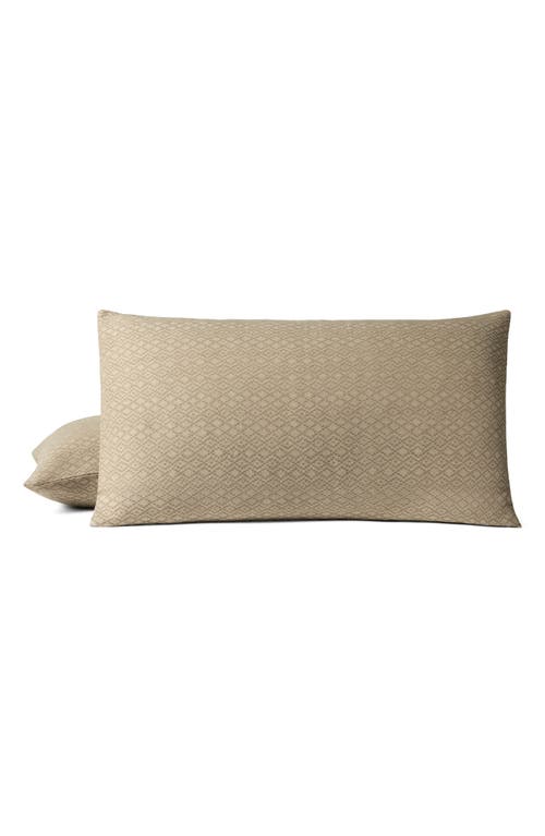 Coyuchi Captiola Organic Cotton Sham In Brown