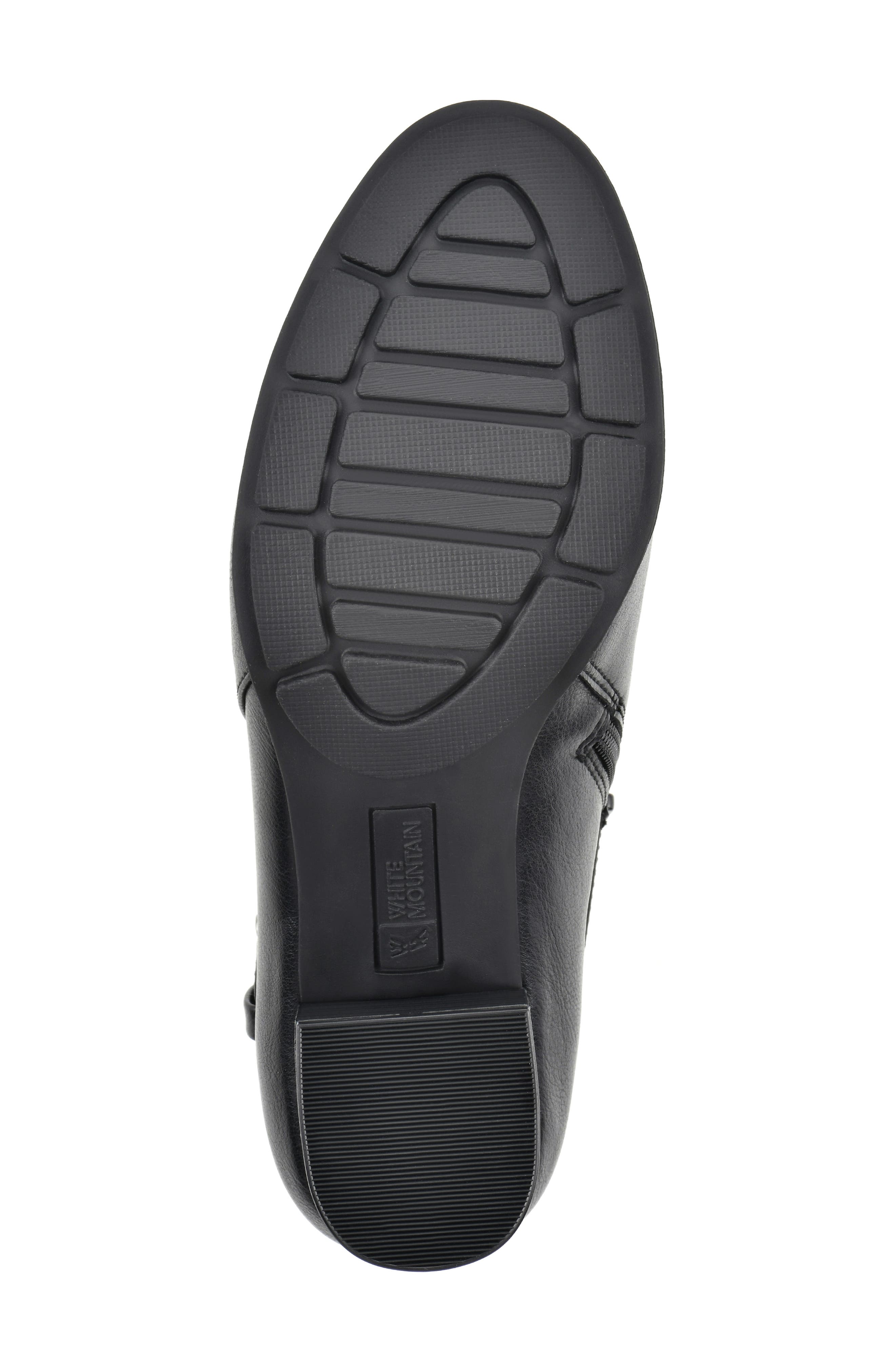 White Mountain Footwear Noah Buckled Block Heel Bootie, Alternate, color, 