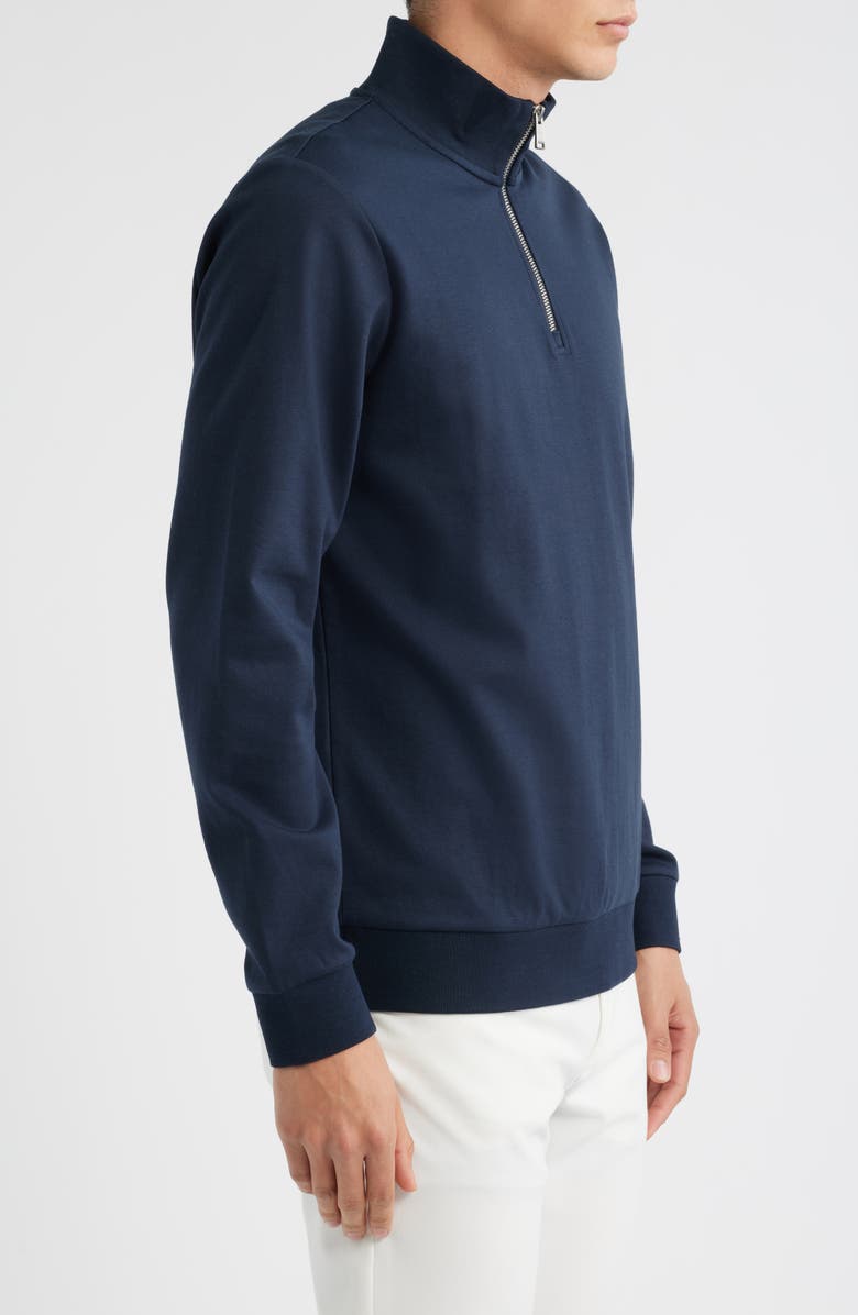 BOSS Stimmann Half Zip Top, Alternate, color, Dark Blue