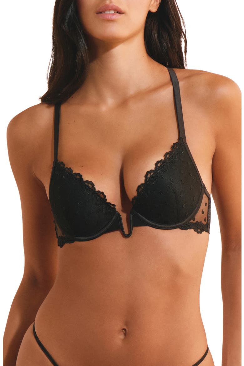 Eloa N°2 Classique Underwire Bra, Main, color, BLACK