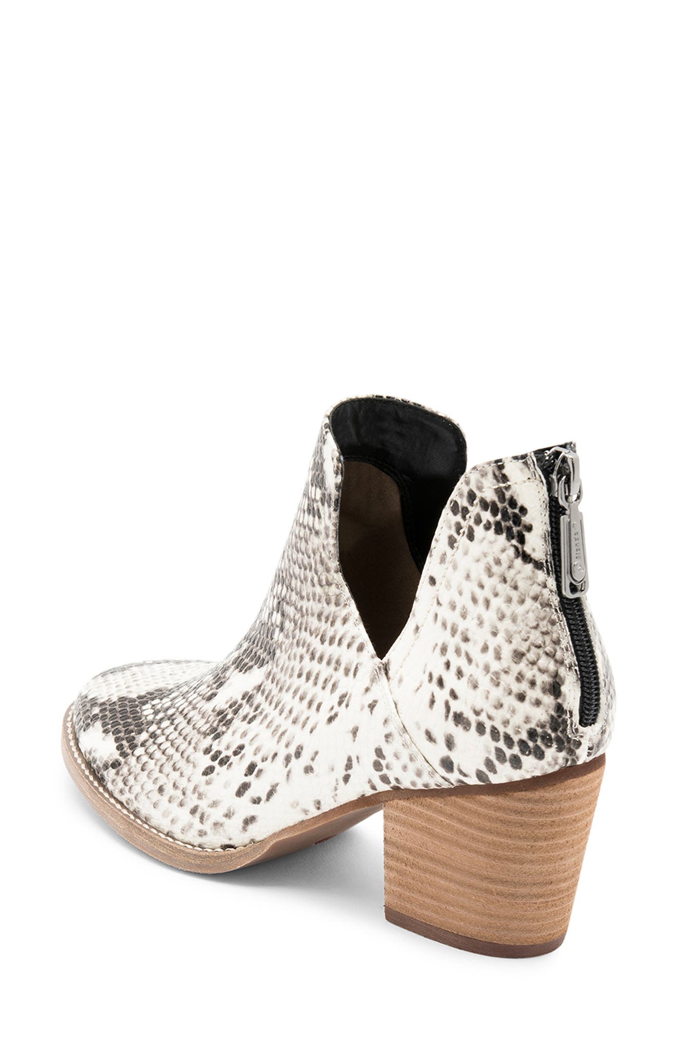 Neda Waterproof Bootie, Alternate, color, NATURAL SNAKE PRINT LEATHER