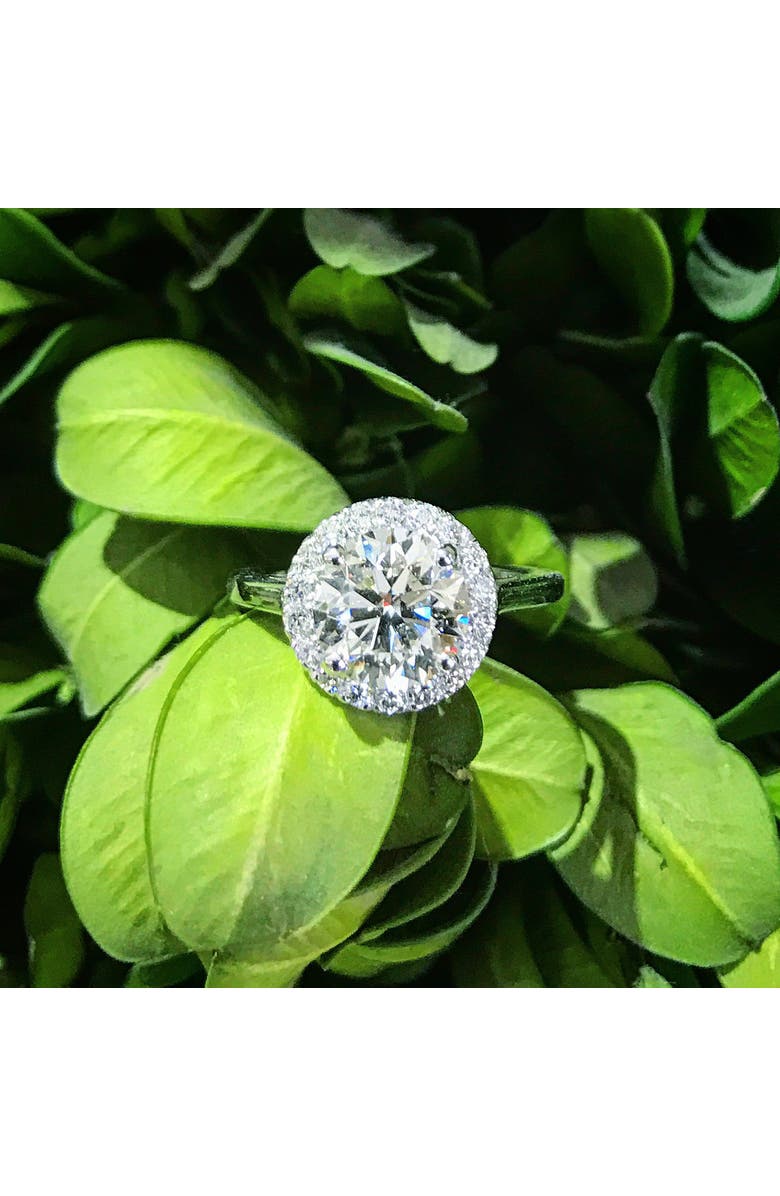 Bliss Diamond 1.75 ct Round Diamond Halo Engagement Ring 14k Gold Lab Grown, Alternate, color, 