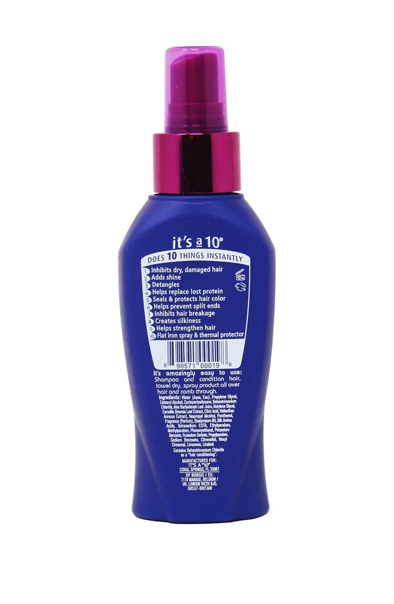 ITS A 10 Miracle Leave-in Conditioner - 4 oz., Alternate, color,