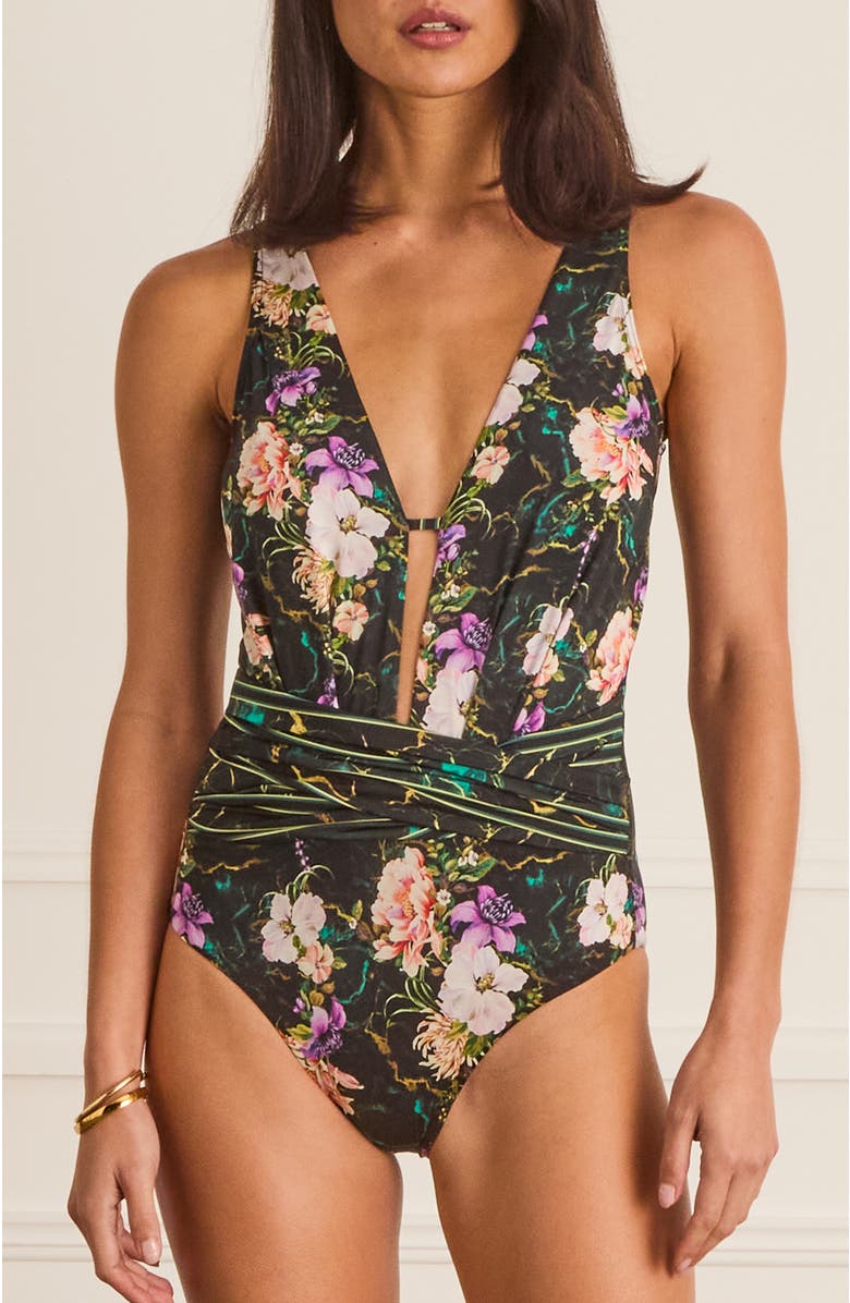 Aqua Blu Tempest Serena One Piece, Main, color, Black