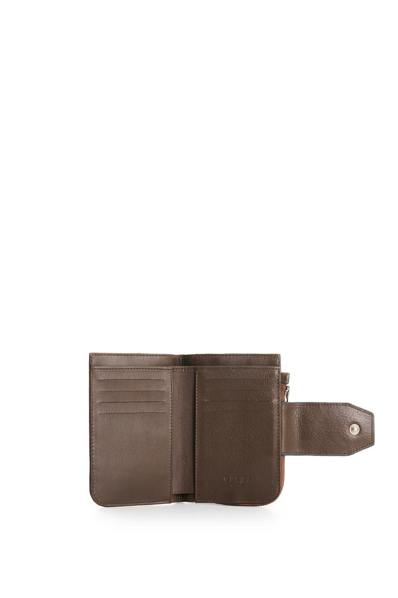 Pearl Folia Leather Wallet, Alternate, color, Blue