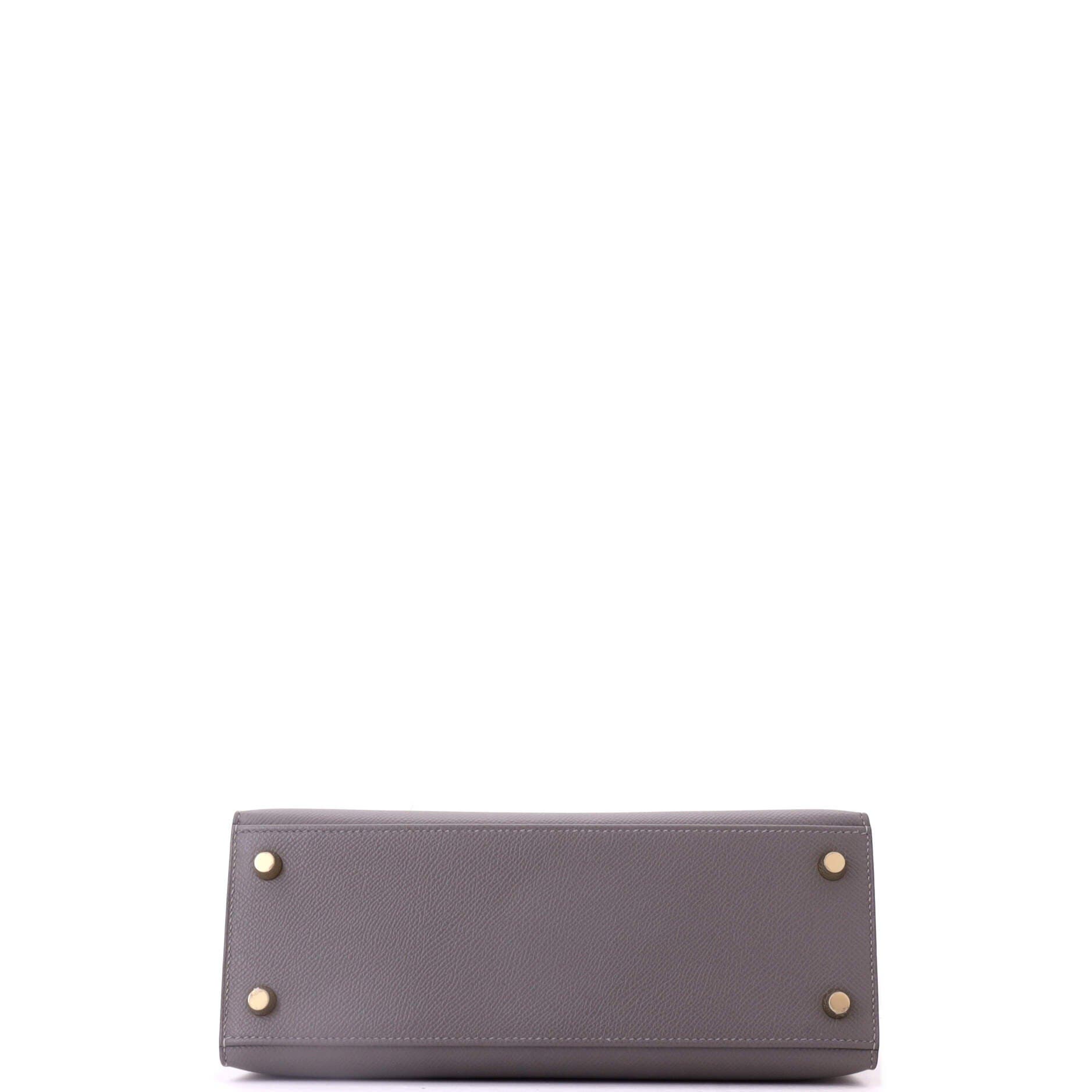 Kelly Handbag Grey Epsom with Gold Hardware 25, Alternate, color, Gris Meyer