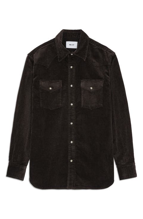 Ricky 50004 Organic Cotton Corduroy Snap-Up Western Overshirt