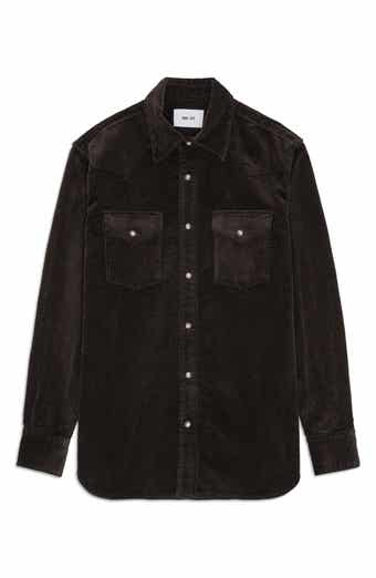 NN07 Ricky 50004 Organic Cotton Corduroy Snap-Up Western Overshirt