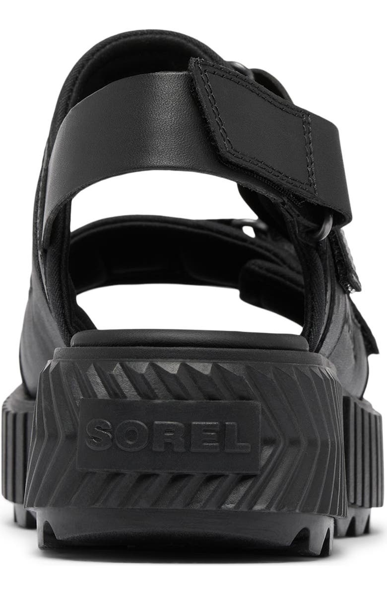 SOREL ONA AVE Multistrap Mid Sandal, Alternate, color, Black/ Black