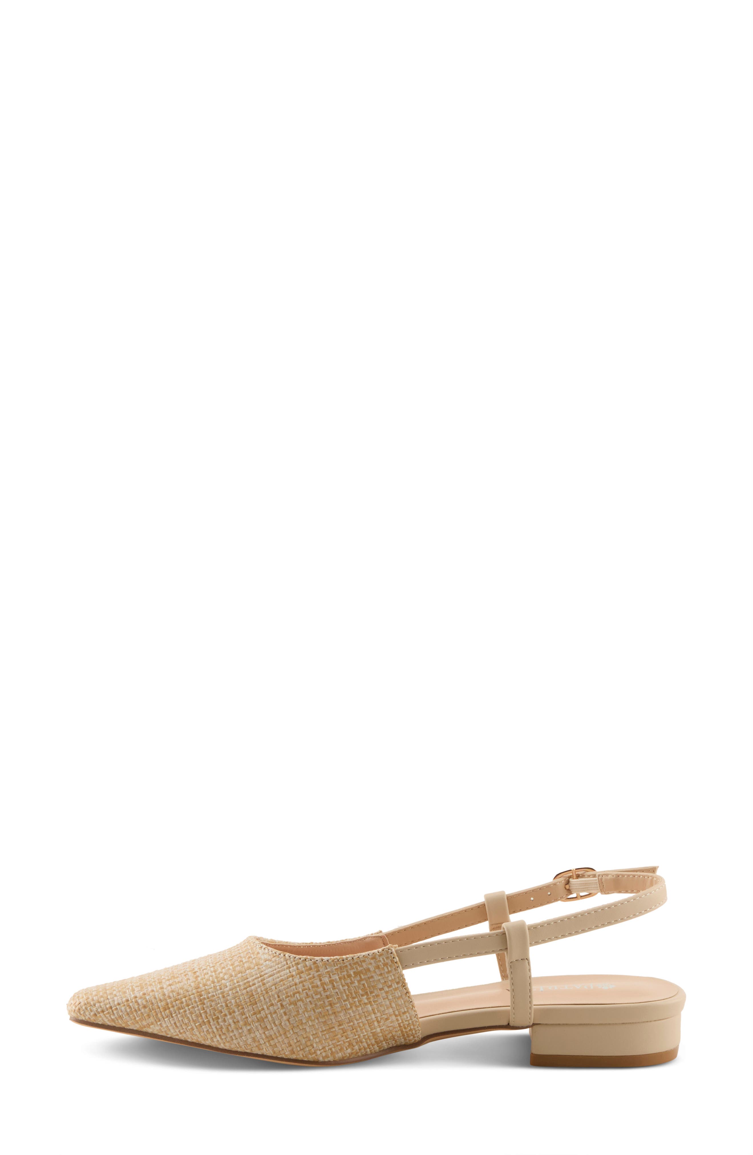 Wovenmet Slingback Pump, Alternate, color, SOFT GOLD MULTI