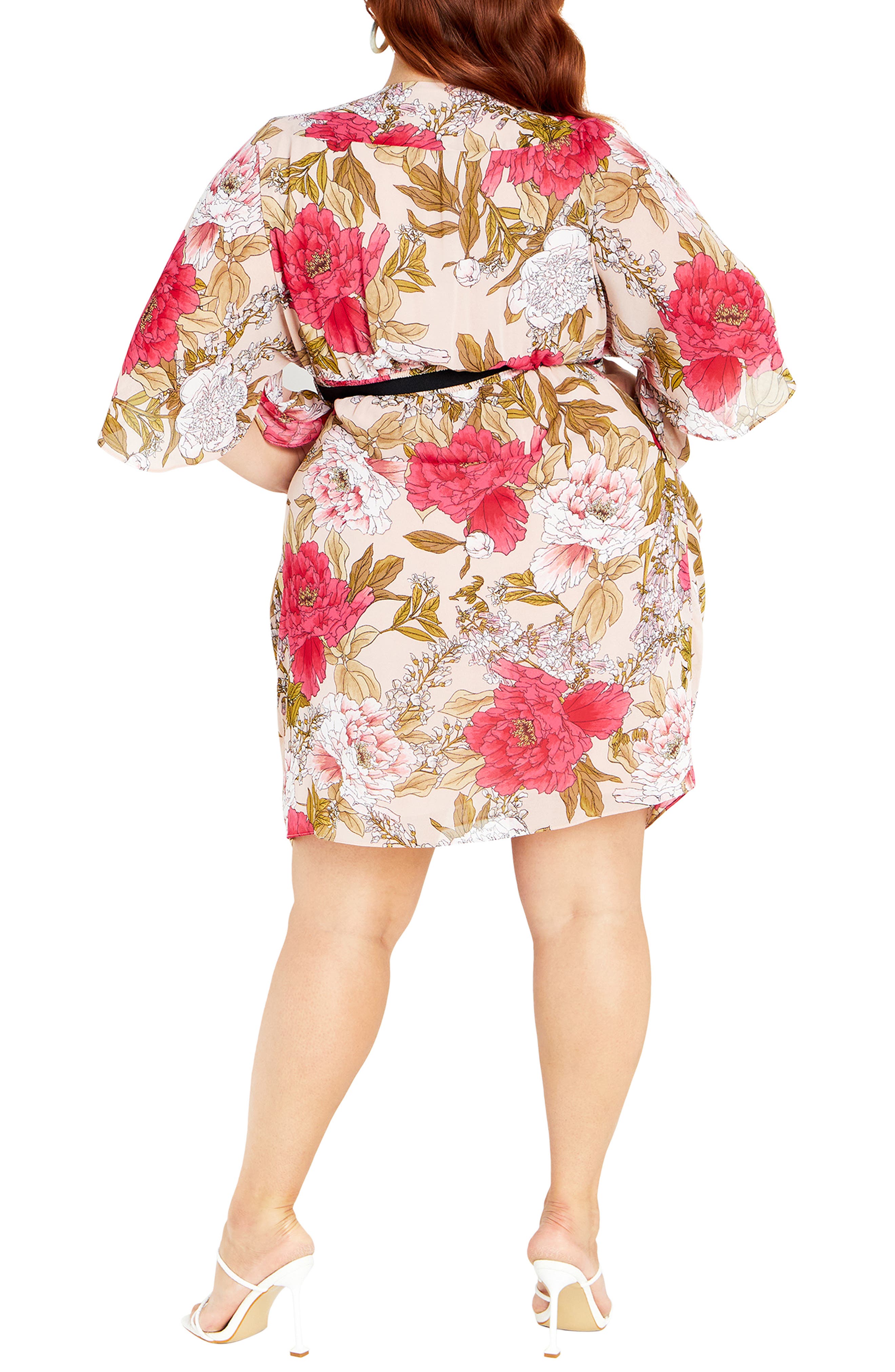 Frida Floral Faux Wrap Dress - image 2