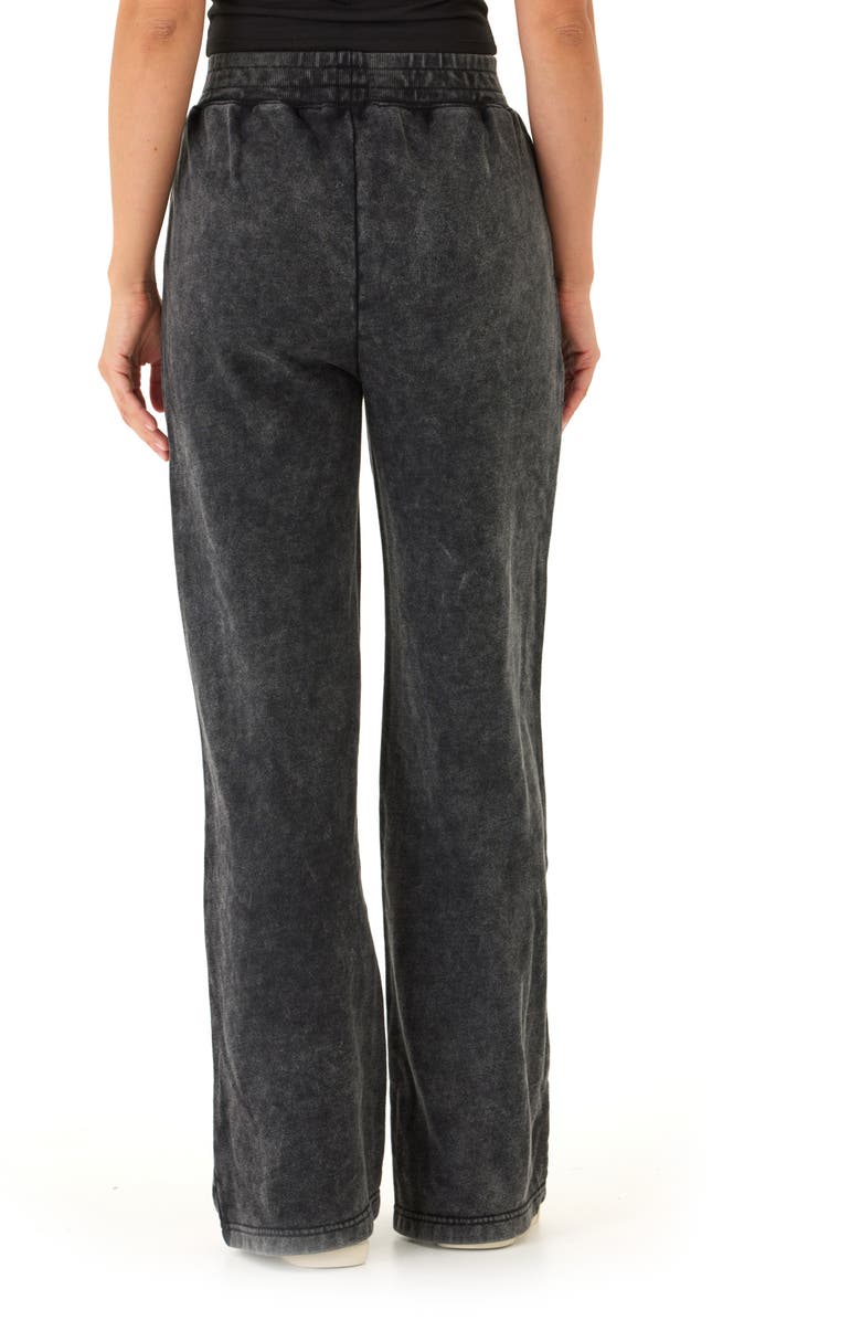 Threads 4 Thought Hester Mineral Wash Wide Leg Pant, Alternate, color, Black