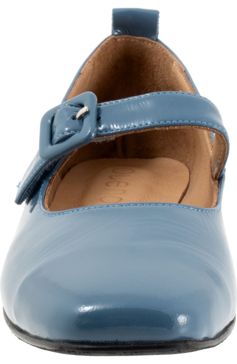 Bueno Eliana Mary Jane Flat, Alternate, color, Denim Patent