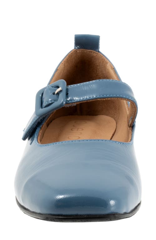 Bueno Eliana Mary Jane Flat In Blue