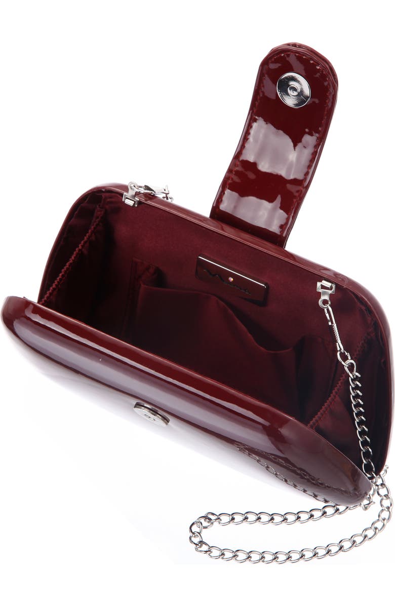 Nina Danni Clutch, Alternate, color, Bordeaux