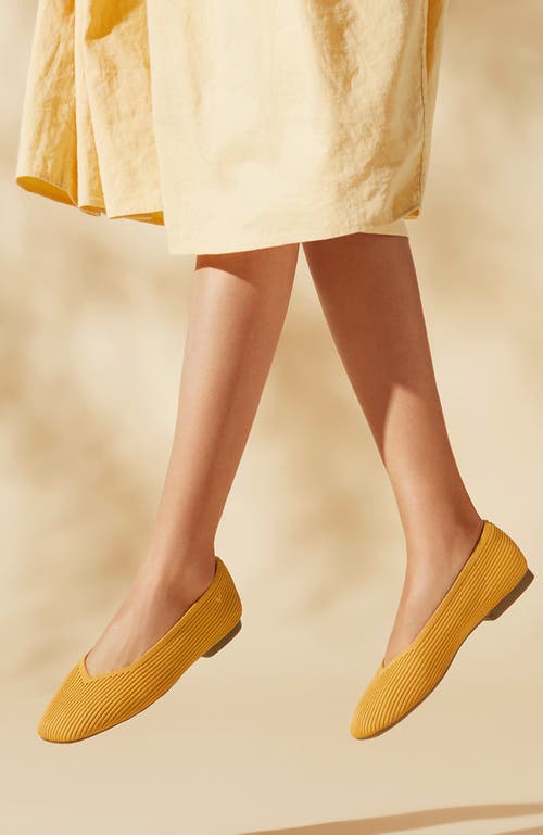 Vivaia Square-toe V-cut Flats